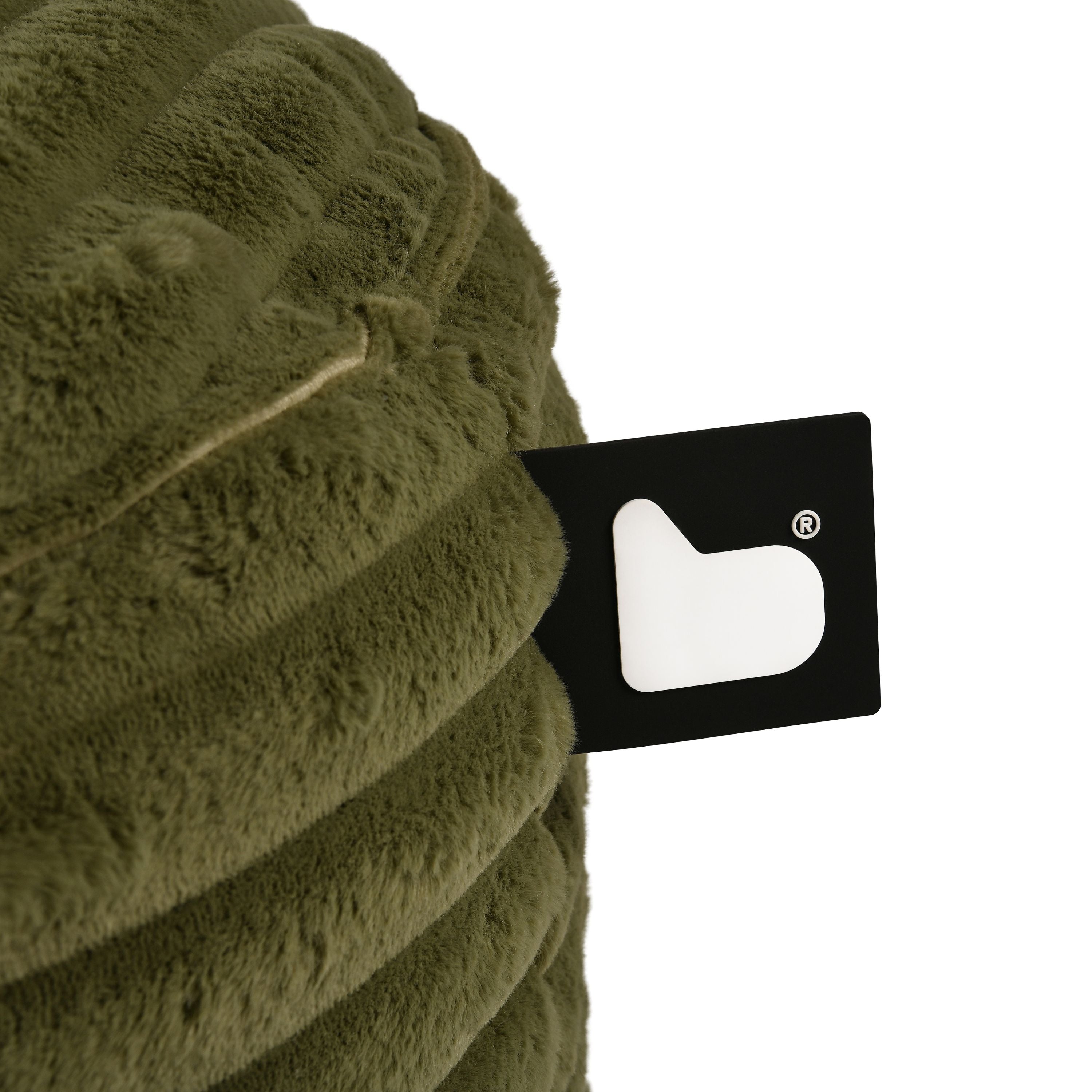 Extreme Lounging B-Pouffe Cord Fern Green